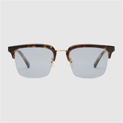 Rectangular frame sunglasses in Grey Undefined 